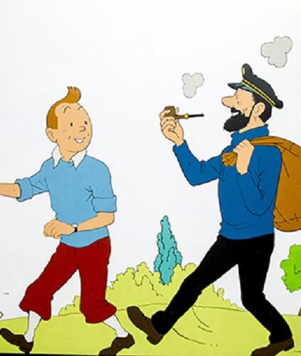 Tintin Dans Le Metro© © Photos STIB-MIVB