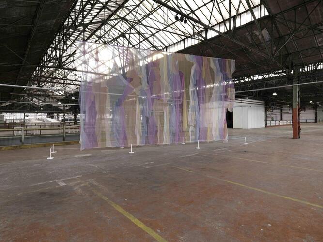 Raffaella Crispino, Untitled (Time Zones), 2018.© Centre Pompidou, MNAM-CCI / Audrey Laurans / Dist. RMN-GP, 2018