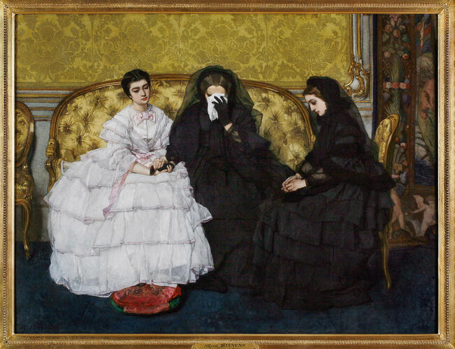 la consolation ou Visite de condoléances, 1857