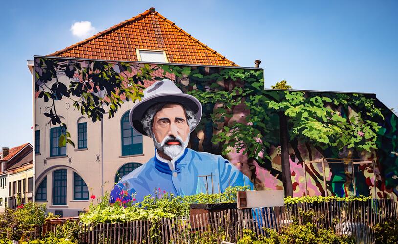 Constant Montald - Georges Oreopoulos (Art mural vzw)© © Gemeentebestuur Sint-Lambrechts-Woluwe, 2024