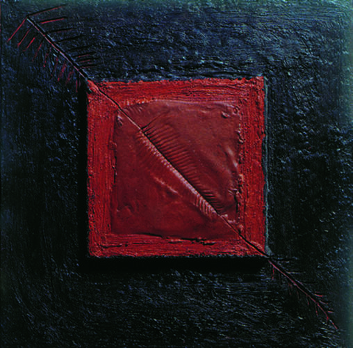 Eric Stenmans, Zonder titel, 1991, 40 x 40 cm, ULB-C-AMC-0153© Collectie moderne en hedendaagse kunst ULB
