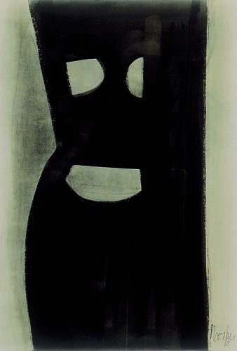 Antoine Mortier, Zonder titel, 1965, 120 x 89 cm, ULB-C-AMC-0117© Collectie moderne en hedendaagse kunst ULB
