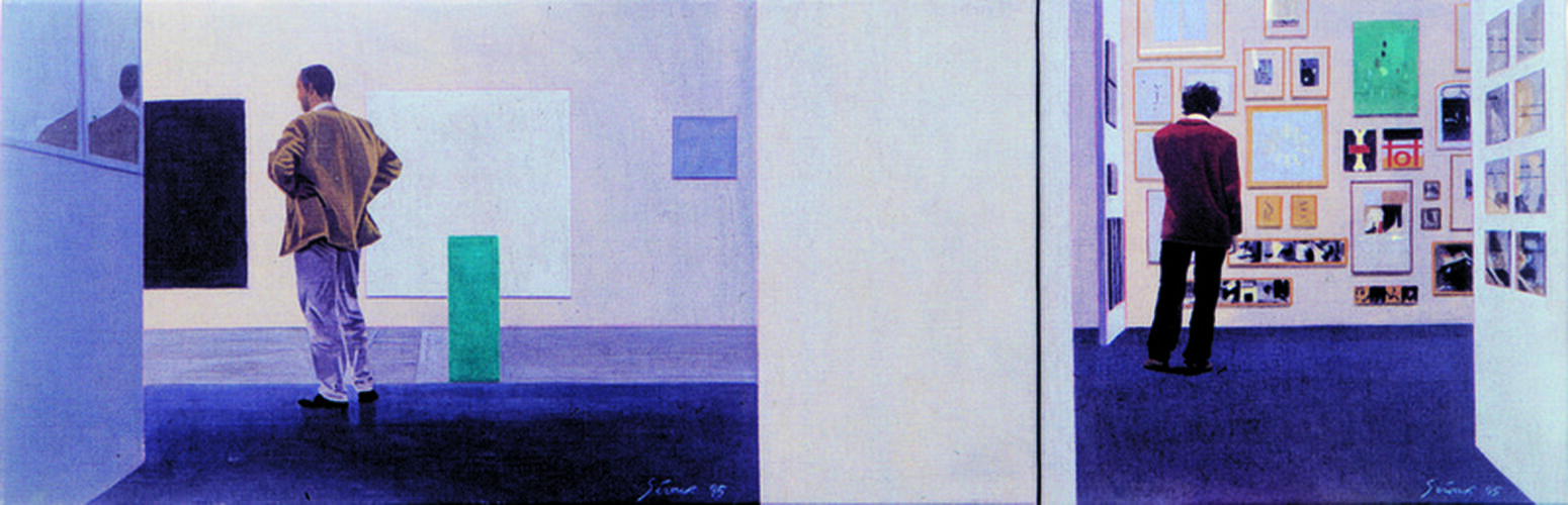 Jean Séroux, Sans titre, 1995, 30 x 60 et 30 x 30 cm, ULB-C-AMC-0147a & b© Collection d'art moderne et contemporain de l'ULB