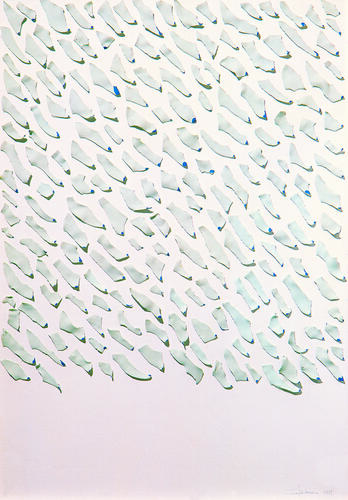 Piet Stockmans, Sans titre, 1988, 100 x 71 cm, ULB-C-AMC-0155© Collection d'art moderne et contemporain de l'ULB