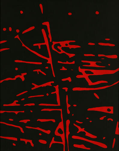 Marlon Castellanos, Sans titre, 1998, 57 x 46,5 cm, ULB-C-AMC-0026© Collection d'art moderne et contemporain de l'ULB