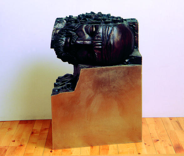 Felix Roulin, Homère, 90 x 65,5 x 51,5 cm, ULB-C-AMC-0302© Collection d'art moderne et contemporain de l'ULB
