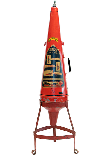 Brandblusser METEOR BT op ronde richel