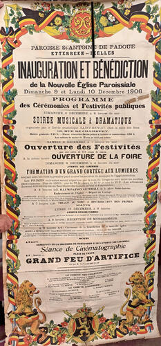 Oorspronkelijke affiche© Eredienstinrichting Sint-Antonius te Etterbeek, 2025