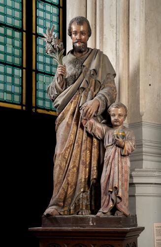 Joseph et l'Enfant Jésus© [© KIK-IRPA, Brussels (Belgium), cliché X057215], 2012