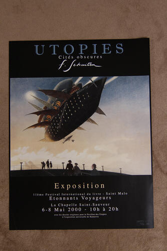  Utopies cités obscures. Exposition. 11e Festival International du livre de Saint-Malo. Etonnants voyageurs.© François Schuiten, 2000