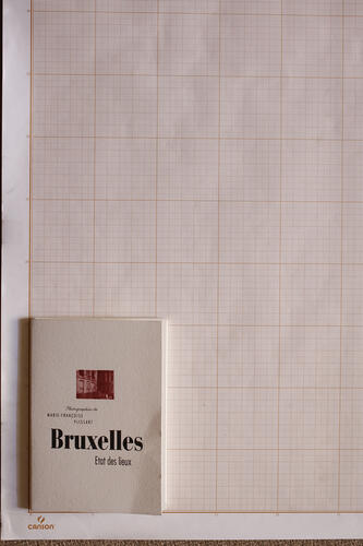 Coffret Brussels, Inventarisatie van de inrichting© François Schuiten, 1992