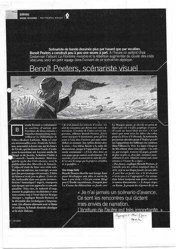 Persbericht - De onzichtbare grens © François Schuiten, 2002