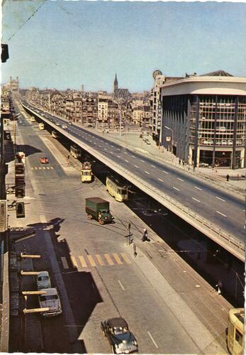 Brussel : Brug, Sainctelette Platz© MoMuse