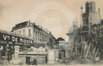 Hôtel communal (déménagement des meubles après l'incendie de 1911), place Colignon
