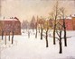 Le Square Riga sous la neige<br>Stiellemans, Henri