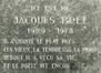 Plaque commémorative Jacques Brel<br>Anonyme / Anoniem,