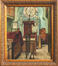 Huile sur toile, “Ratzerdorferschul à Anvers”, par Nehemia Ben Israël, 1893<br>