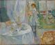 L'enfant à la poupée ou Intérieur de cottage<br>Morisot, Berthe