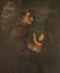 Saint Antoine de Padoue tient l'Enfant Jésus dans ses bras<br>
