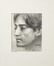 Portrait de Jiddu Krishnamurti<br>Hastir, Marcel