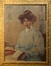 Portrait de Mlle Eugénie Charon en tablier blanc<br>Hermans, Charles