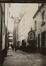 La rue du Chien Marin et la chapelle Saint-Roch, vers 1937 © Photographie anonyme. Archives de la Ville de Bruxelles, Collection iconographique C-14505