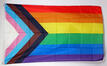 Drapeau LGBTQIA+ arc-en-ciel inclusion<br>