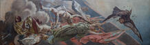 Peinture allégorique des batailles de l'Indépendance en 1830<br>Dierickx, Omer