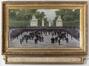 Cérémonie de consécration de l'étendard de la division d'artillerie de la Garde civique de Bruxelles le 12 juin 1887 place des Palais en présence du roi Léopold II<br>Van Severdonck, Joseph