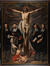 De vondelingenmeesters en Jezus aan het kruis<br>Anonyme / Anoniem,