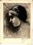 Portrait d'une jeune femme, de profil<br>Schott, Philippe