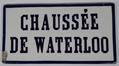 Straatnaambord van de Waterloosesteenweg<br>