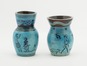 Ensemble de deux vases décoratifs<br>Delescluze, Edmond