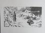 Reproduction - Soldats US et char dans la neige<br>