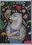 Illustration inédite - Ours et fleurs<br>