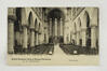 Zicht op het koor met het oude hoofdaltaar&copy; De Sint-Remigius Parochie. Hare Kerk, Hare Werken, Hare Monumenten (prentbriefkaarten), z.d.