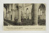 Zicht op het schip met de voormalige preekstoel &copy; De Sint-Remigius Parochie. Hare Kerk, Hare Werken, Hare Monumenten (prentbriefkaarten), z.d.