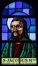 Vitrail de la Communion des Apôtres : saint Jacques le Mineur<br>
