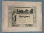 Félix Léopold Dricot, Diplôme 'Quartier des Etangs-Noirs et Gare de l'Ouest' de Molenbeek-Saint-Jean, lithographie, 1906.<br>