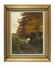 Arthur Douhaerdt, zonder titel (Landschap met eenzame wandelaar), olieverf op houtpaneel, s.d.<br>