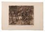 Pierre Abattucci, Le chemin des tilleuls, gravure, s.d. [1906]. <br>