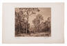 Pierre Abattucci, La clairière (Forêt de Soignes), gravure, s.d.<br>
