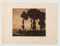 Pierre Abattucci, zonder titel (landschap met eenzame ruiter), gravure, s.d.<br>