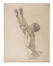 Pierre Abattucci, sans titre (Jeune sportif en action), crayon, 1934.<br>