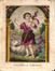 Image pieuse Saint Jean-Baptiste garçon avec croix et agneau, lithogr. Huilier (?) (Paris), s.d. [19e siècle].<br>