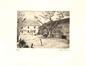 Henri Kerels, zonder titel [Oude boerderij], gravure, s.d.<br>
