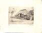 Henri Kerels, sans titre [Vieille ferme], gravure, s.d.<br>