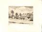Henri Kerels, sans titre [Vieille ferme], gravure, s.d.<br>