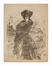 Lievin Herremans, La dame au boa, lithographie, s.d. [1896].<br>