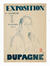 Adrien Dupagne, Exposition Dupagne à La Meuse du 2 au 13 novembre 1924 [Jeune fille à la fleur], affiche, 1924.<br>